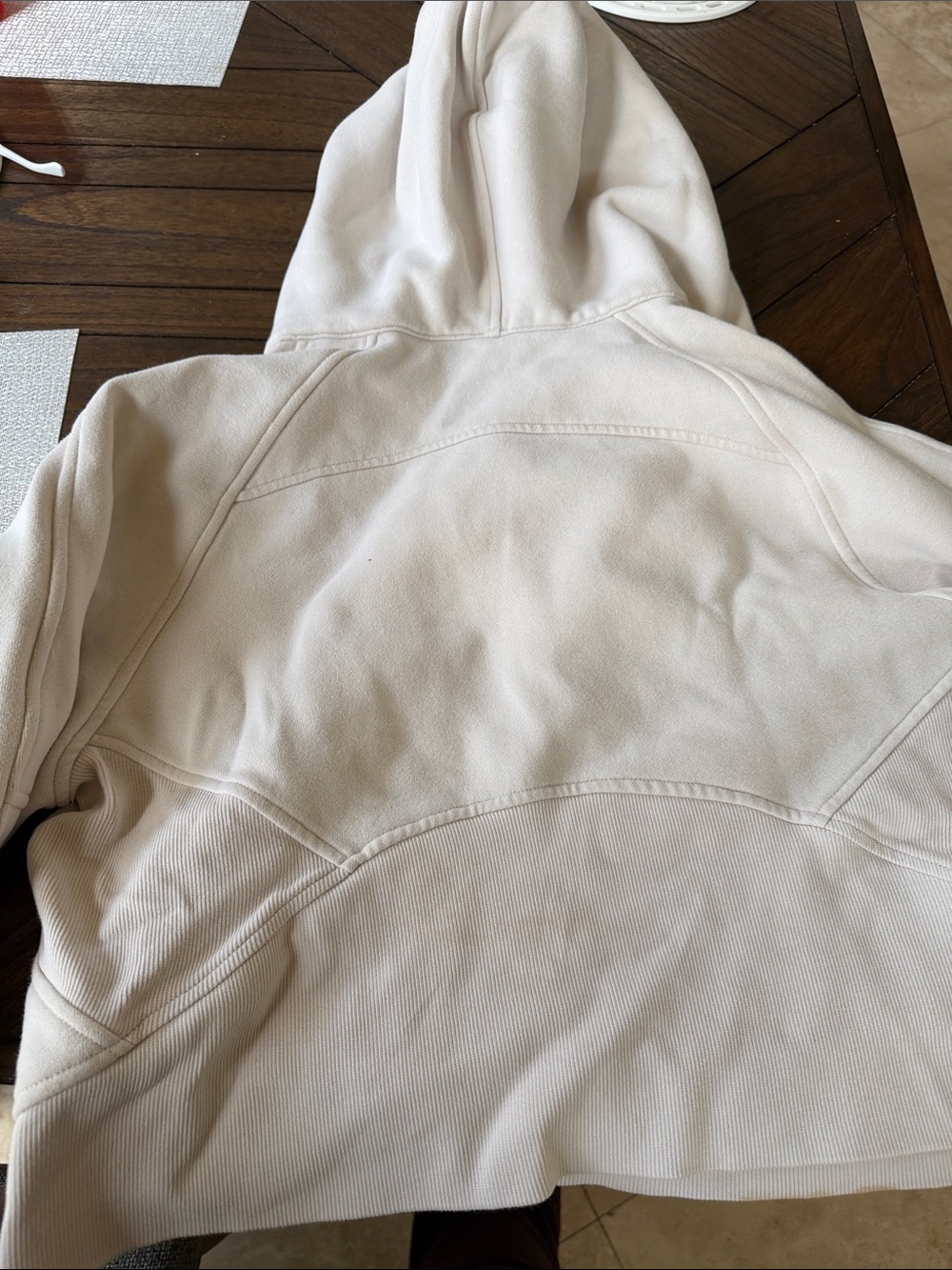 lululemon athletica Cream Half-Zip Hooded Pullover - Picture 5 of 5